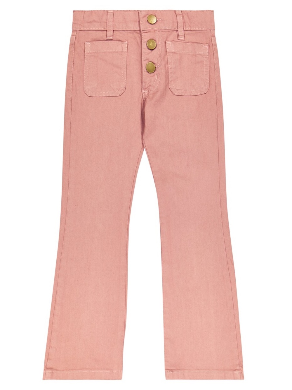 La Coqueta Girls’ Pink Flared Jeans